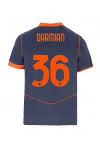 Inter Milan Matteo Darmian #36 Jalkapallovaatteet Kolmaspaita 2025-26 Lyhythihainen